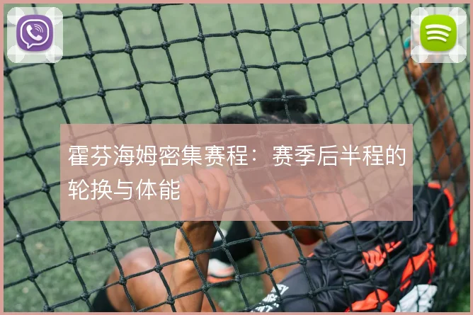 霍芬海姆密集赛程：赛季后半程的轮换与体能
