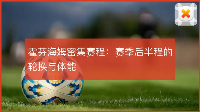 霍芬海姆密集赛程：赛季后半程的轮换与体能