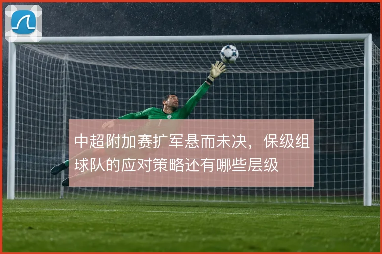 中超附加赛扩军悬而未决，保级组球队的应对策略还有哪些层级